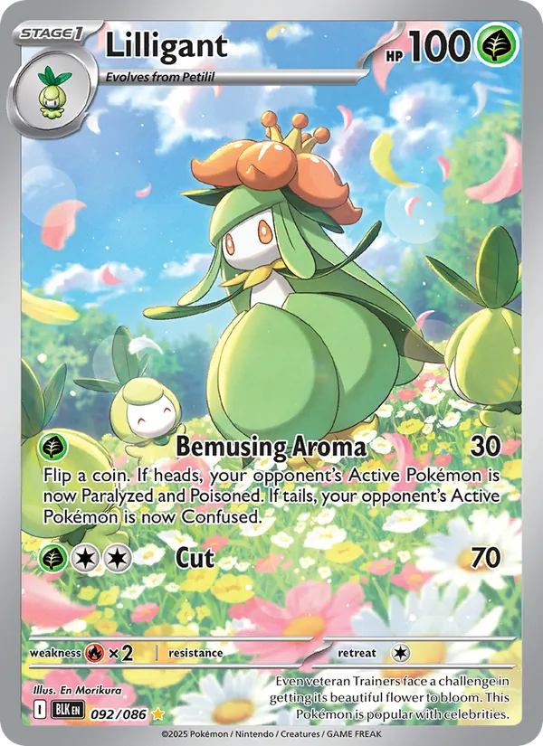 Lilligant 092/86 Black Bolt