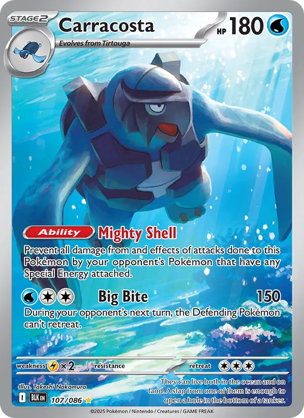 Carracosta 107/86 Black Bolt