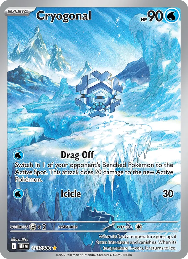 Cryogonal 111/86 Black Bolt