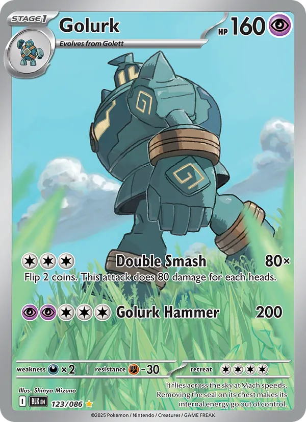 Golurk 123/86 Black Bolt