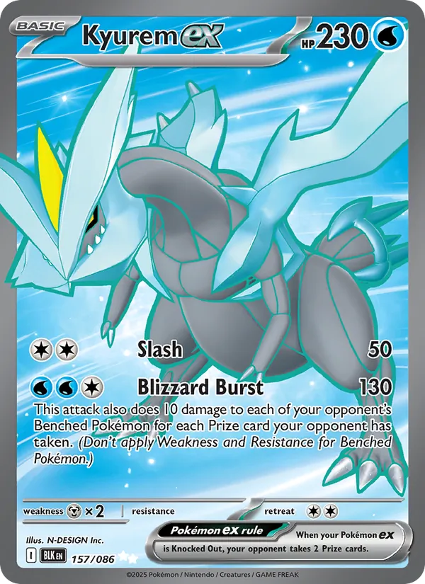 Kyurem ex 157/86 Black Bolt