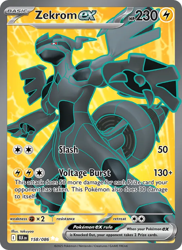 Zekrom ex 158/86 Black Bolt