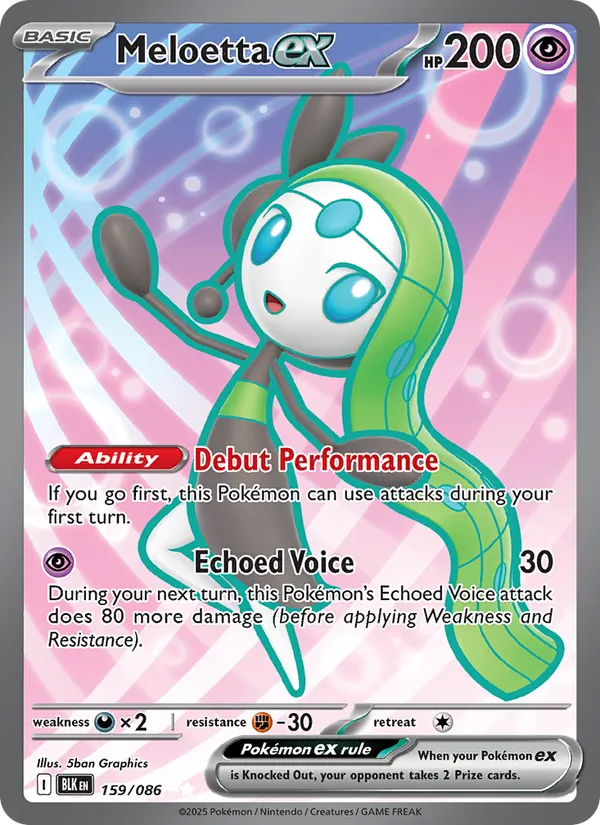 Meloetta ex 159/86 Black Bolt