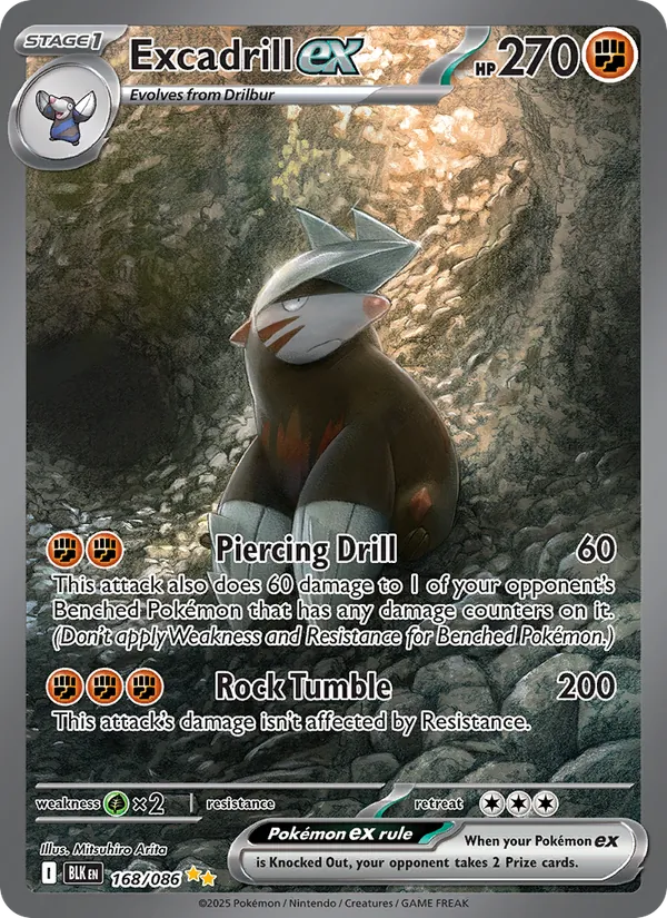 Excadrill ex 168/86 Black Bolt