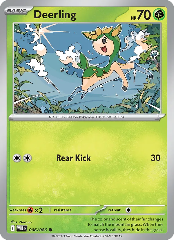 Deerling 006/86 White Flare