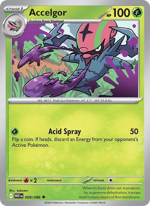 Accelgor 009/86 White Flare