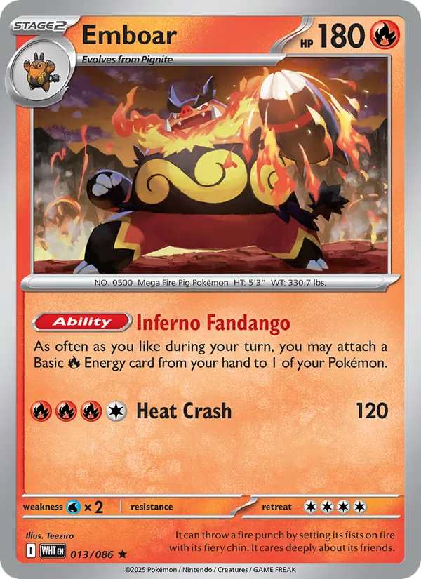 Emboar 013/86 White Flare