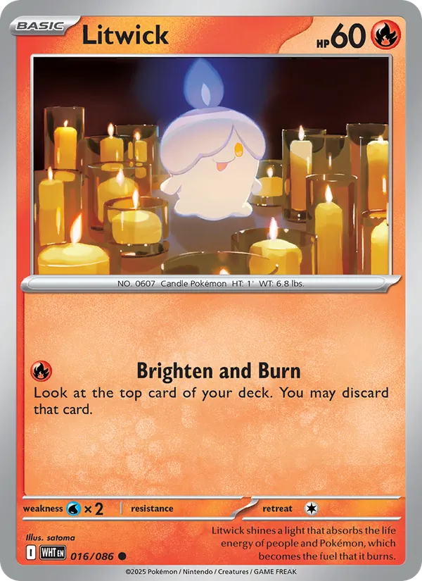Litwick 016/86 White Flare