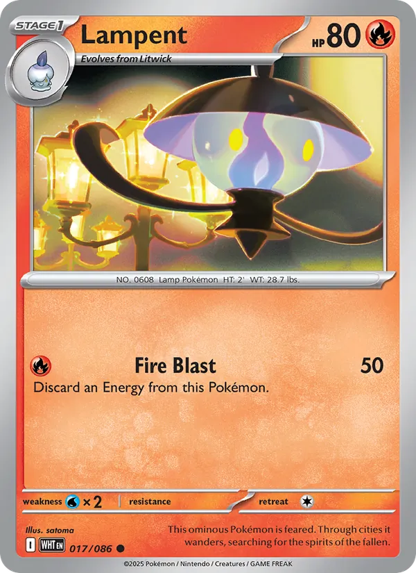 Lampent 017/86 White Flare
