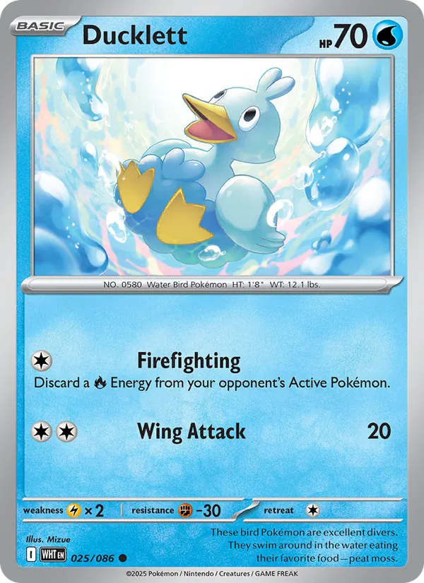 Ducklett 025/86 White Flare