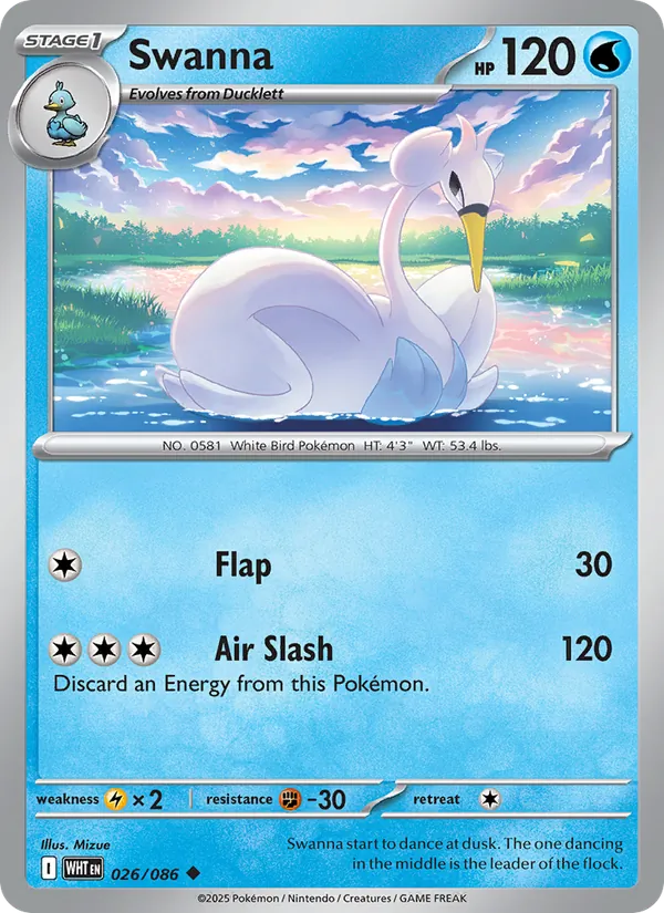 Swanna 026/86 White Flare