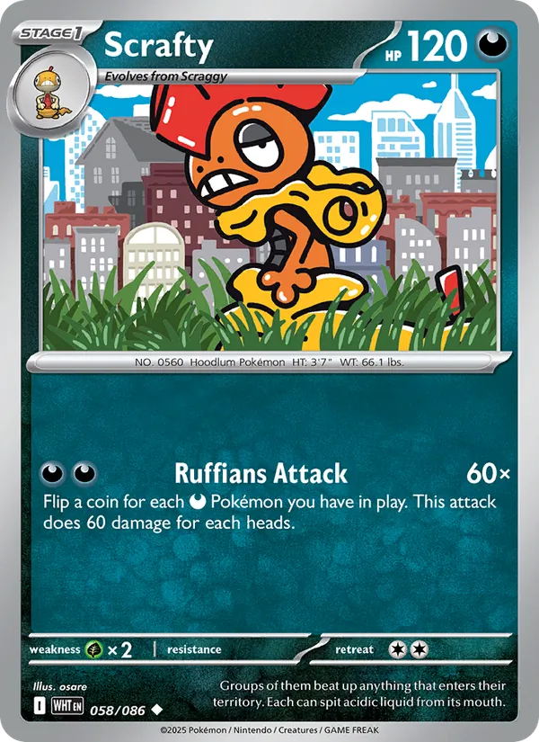 Scrafty 058/86 White Flare