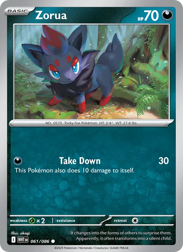 Zorua 061/86 White Flare