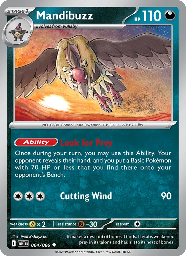 Mandibuzz 064/86 White Flare