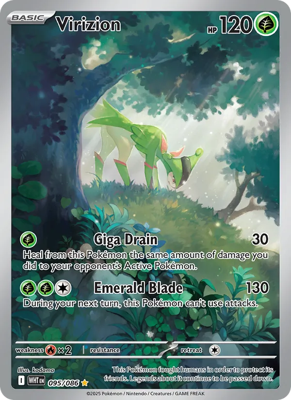 Virizion 095/86 White Flare
