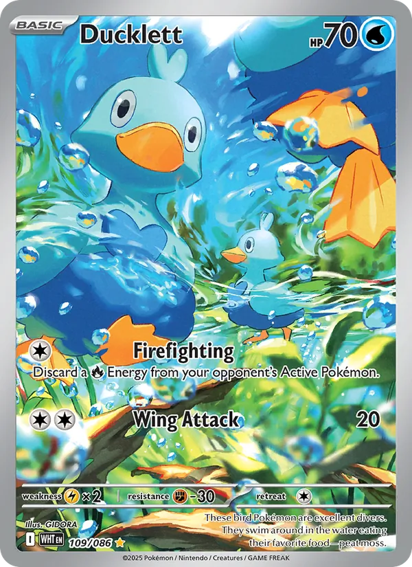 Ducklett 109/86 White Flare