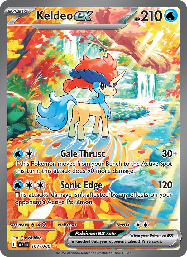 Keldeo ex 167/86 White Flare