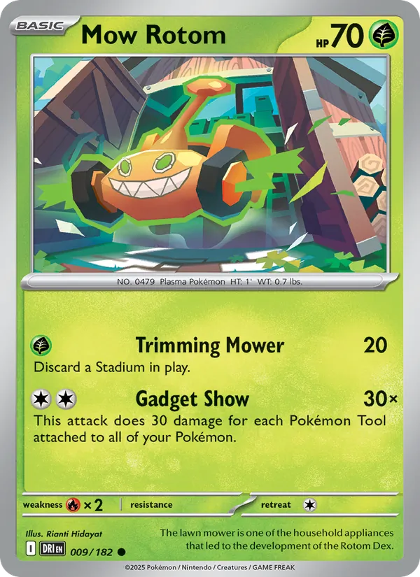 Mow Rotom 009/182 Destined Rivals
