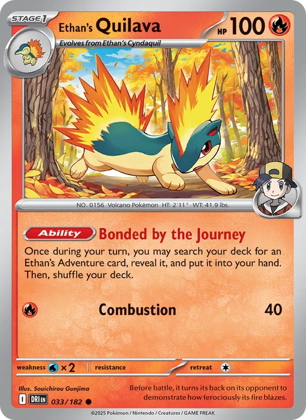 Ethan's Quilava 033/182 Destined Rivals