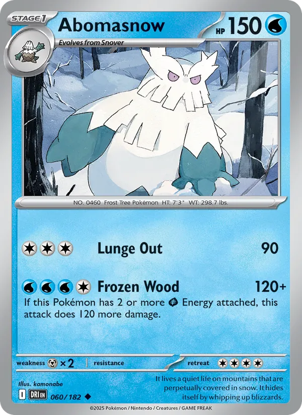 Abomasnow 060/182 Destined Rivals