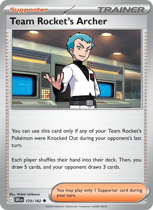 Team Rocket's Archer 170/182 Destined Rivals