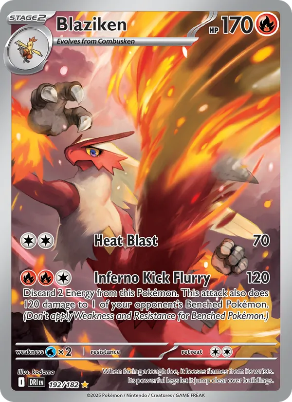 Blaziken 192/182 Destined Rivals