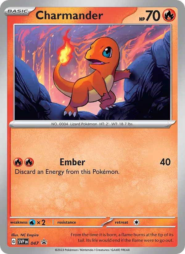 Charmander 047/225 SVP Black Star Promos