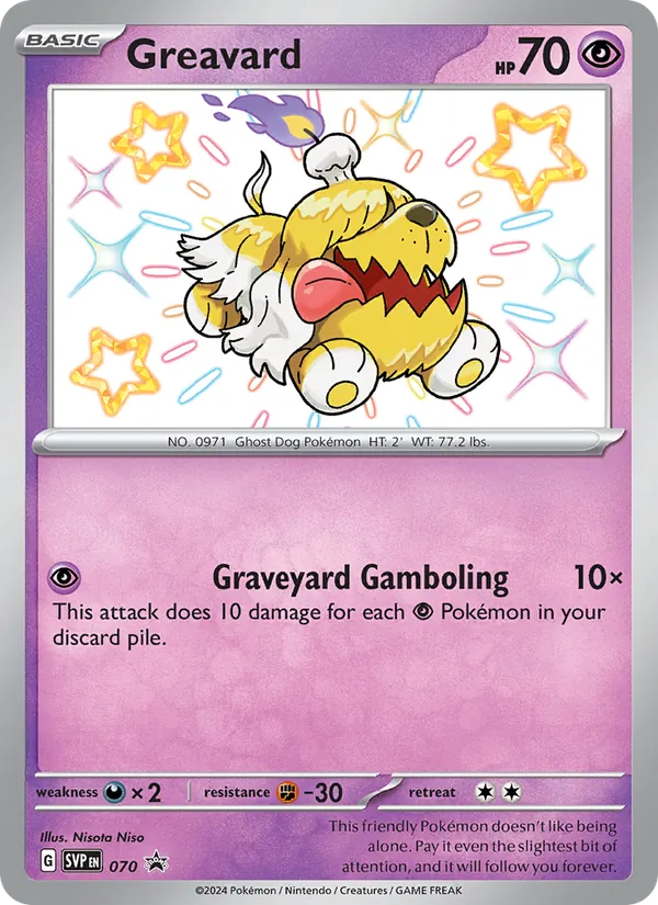 Greavard 070/225 SVP Black Star Promos