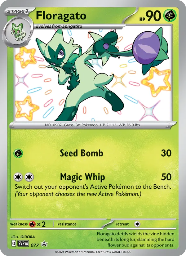 Floragato 077/225 SVP Black Star Promos
