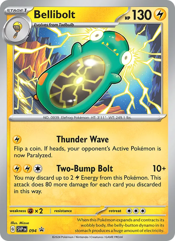 Bellibolt 094/225 SVP Black Star Promos