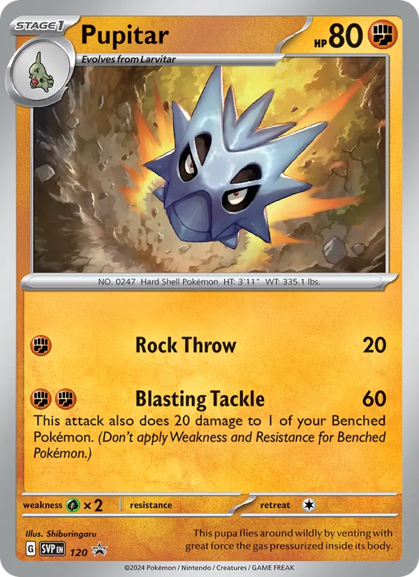 Pupitar 120/225 SVP Black Star Promos