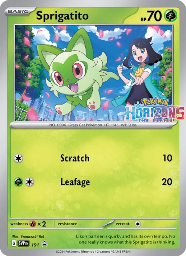 Sprigatito 191/225 SVP Black Star Promos