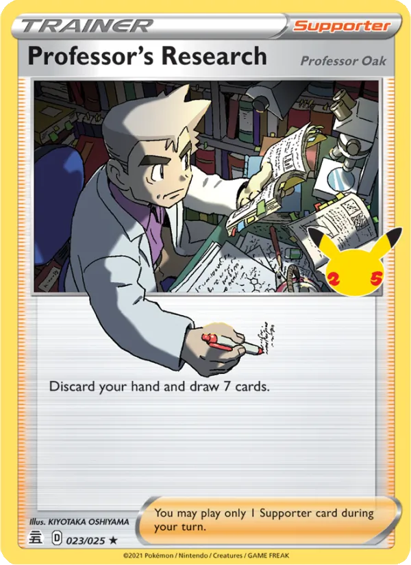 Professor's Research (Professor Oak) 23/25 Celebrations