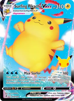 Surfing Pikachu VMAX