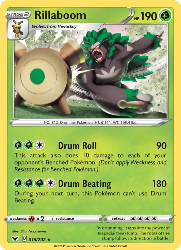 Rillaboom 15/202 Sword & Shield