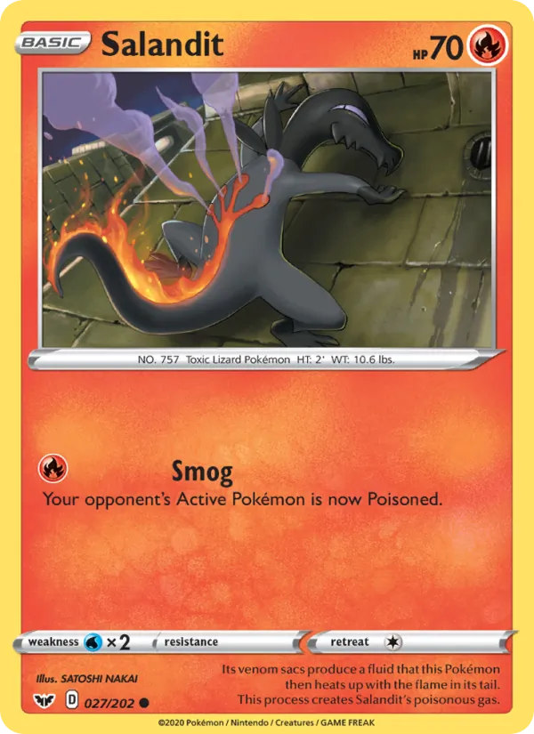 Salandit 27/202 Sword & Shield