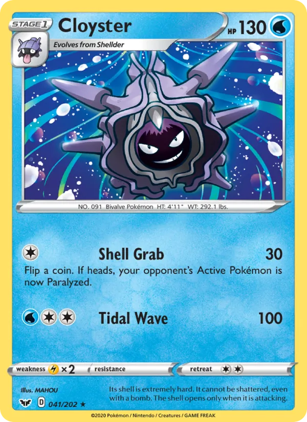 Cloyster 41/202 Sword & Shield