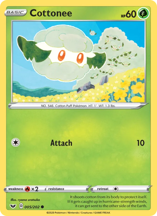 Cottonee 5/202 Sword & Shield