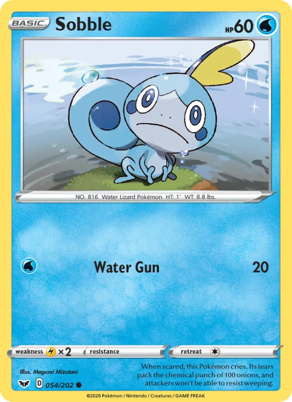 Sobble 54/202 Sword & Shield