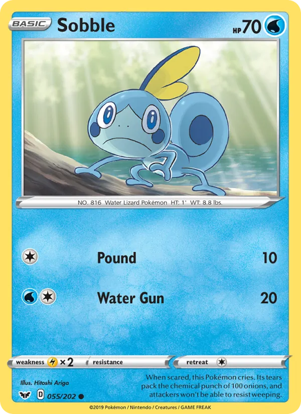 Sobble 55/202 Sword & Shield