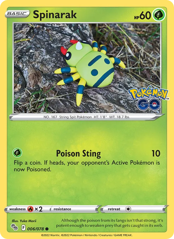 Spinarak 006/78 Pokémon GO