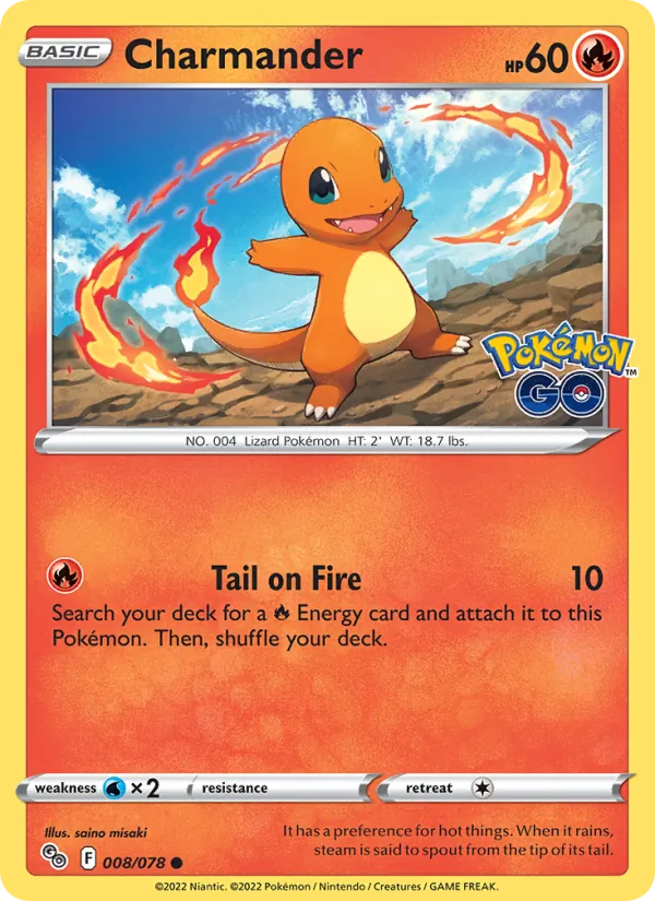 Charmander 008/78 Pokémon GO