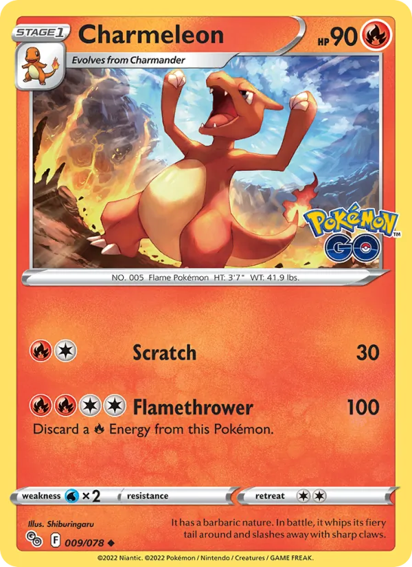 Charmeleon 009/78 Pokémon GO