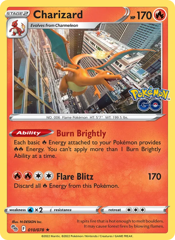 Charizard 010/78 Pokémon GO