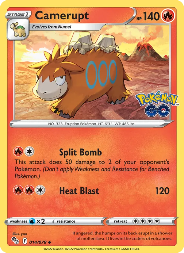 Camerupt 014/78 Pokémon GO