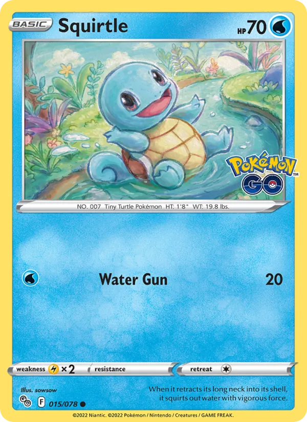 Squirtle 015/78 Pokémon GO