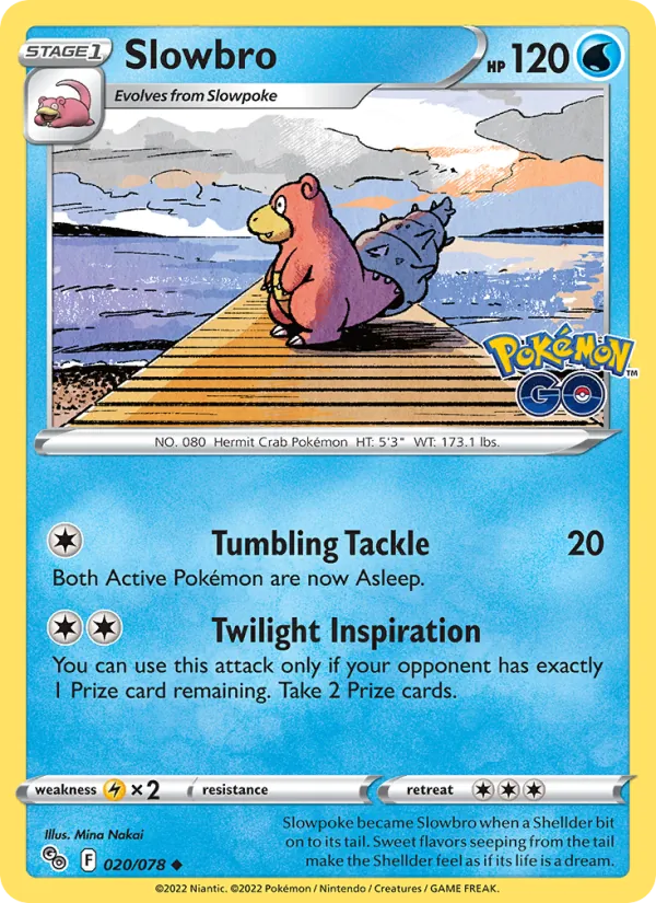 Slowbro 020/78 Pokémon GO