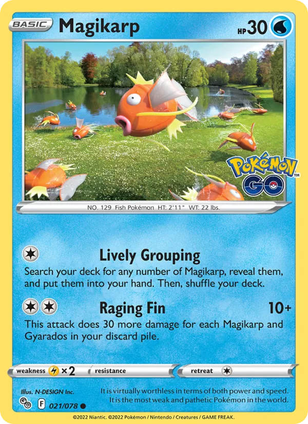 Magikarp 021/78 Pokémon GO