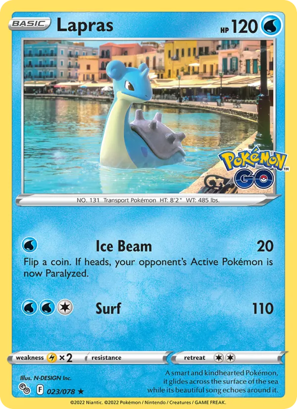 Lapras 023/78 Pokémon GO
