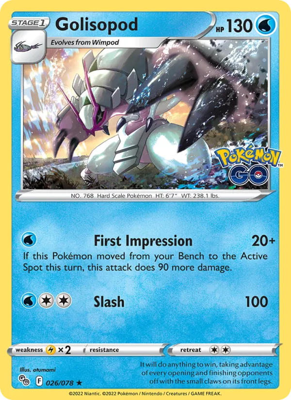 Golisopod 026/78 Pokémon GO